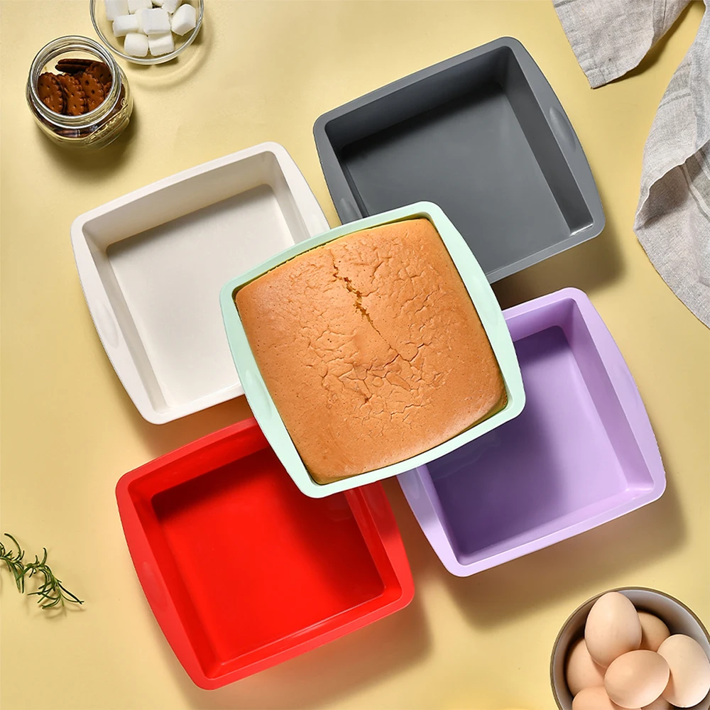 Kitchen Gadgets Deals - 1/4 buah silikon cetakan kue persegi