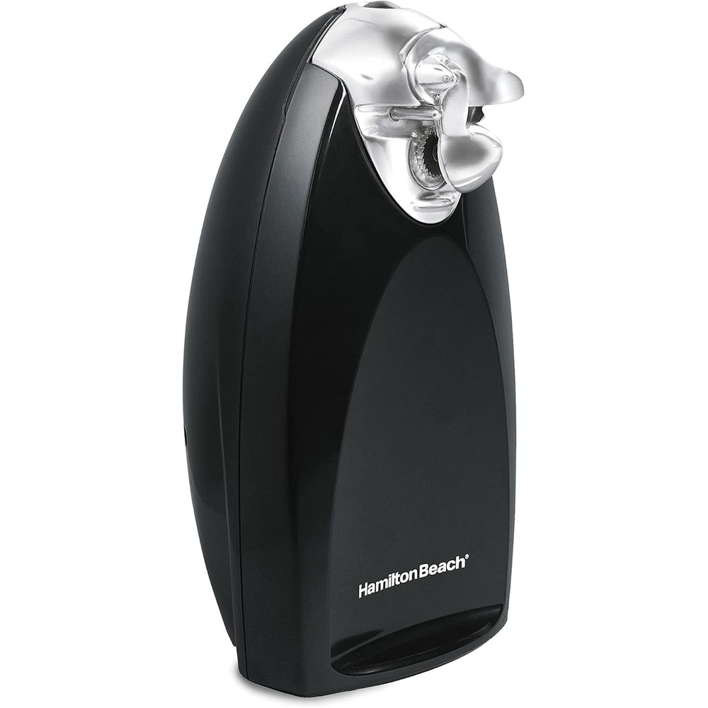 Electric Can Opener - Pembuka Kaleng Listrik Krom Klasik dengan
