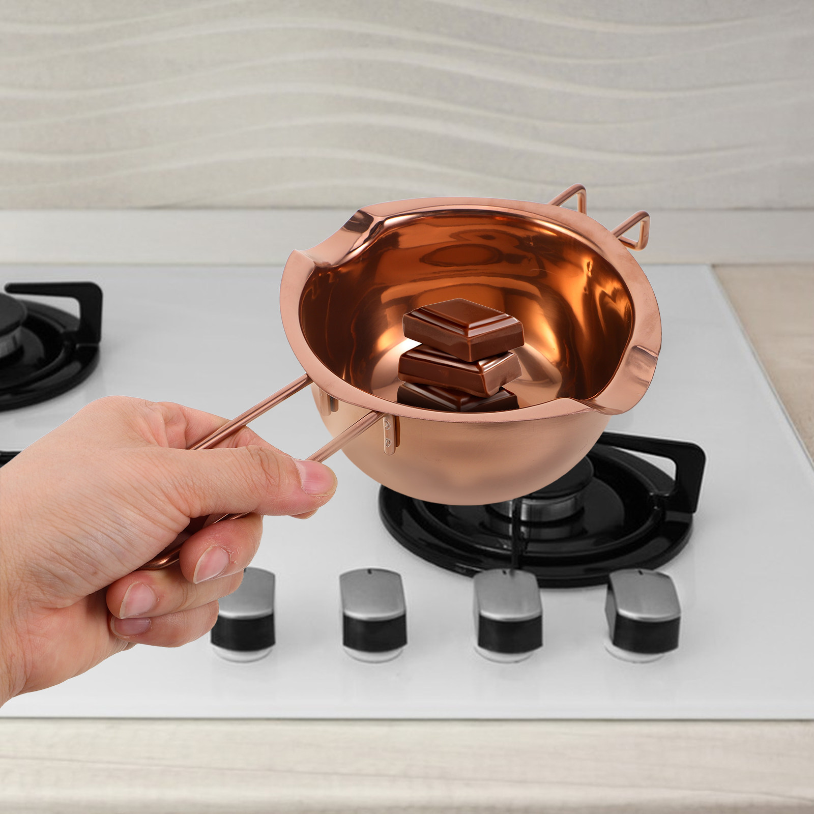 Kitchen Gadgets Essential - Mangkuk Peleleh Baja Tahan Karat 400Ml,