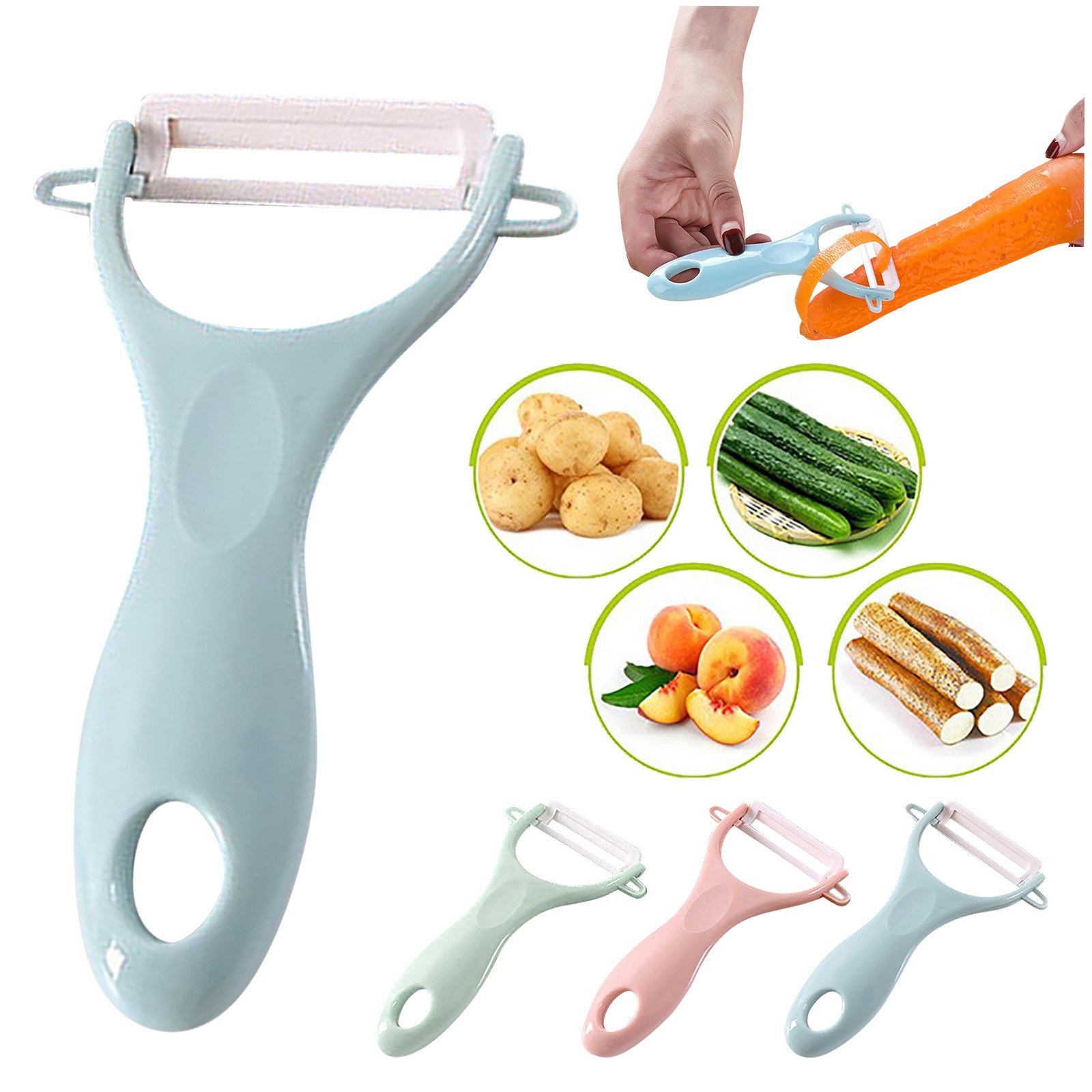 Kitchen Gadgets Smart - Keramik Kreatif Pengupas Praktis Multi-fungsi Anak