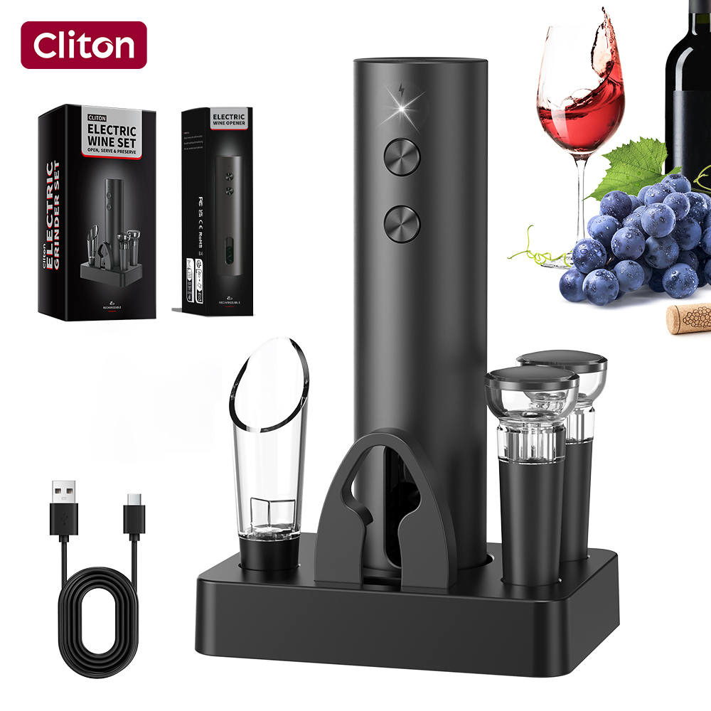 Electric Can Opener - Pembuka Botol Anggur Elektrik Otomatis Tanpa