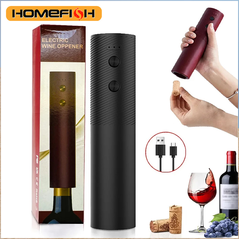 Electric Can Opener - Pembuka Botol Anggur Elektrik HOMEFISH Pembuka