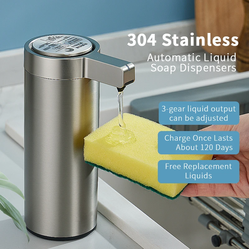 Kitchen Gadgets Smart - Mesin Sabun Dapur 270ml Sensor Otomatis,