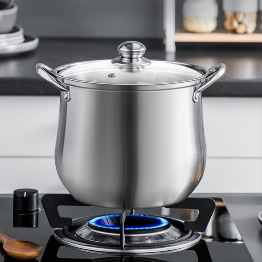 Kitchen Gadgets Essential - 1 buah Pot stok baja tahan
