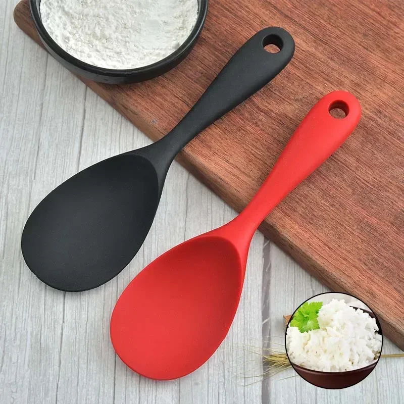 Kitchen Gadgets On Sale - Sendok nasi silikon gantung, sendok dapur