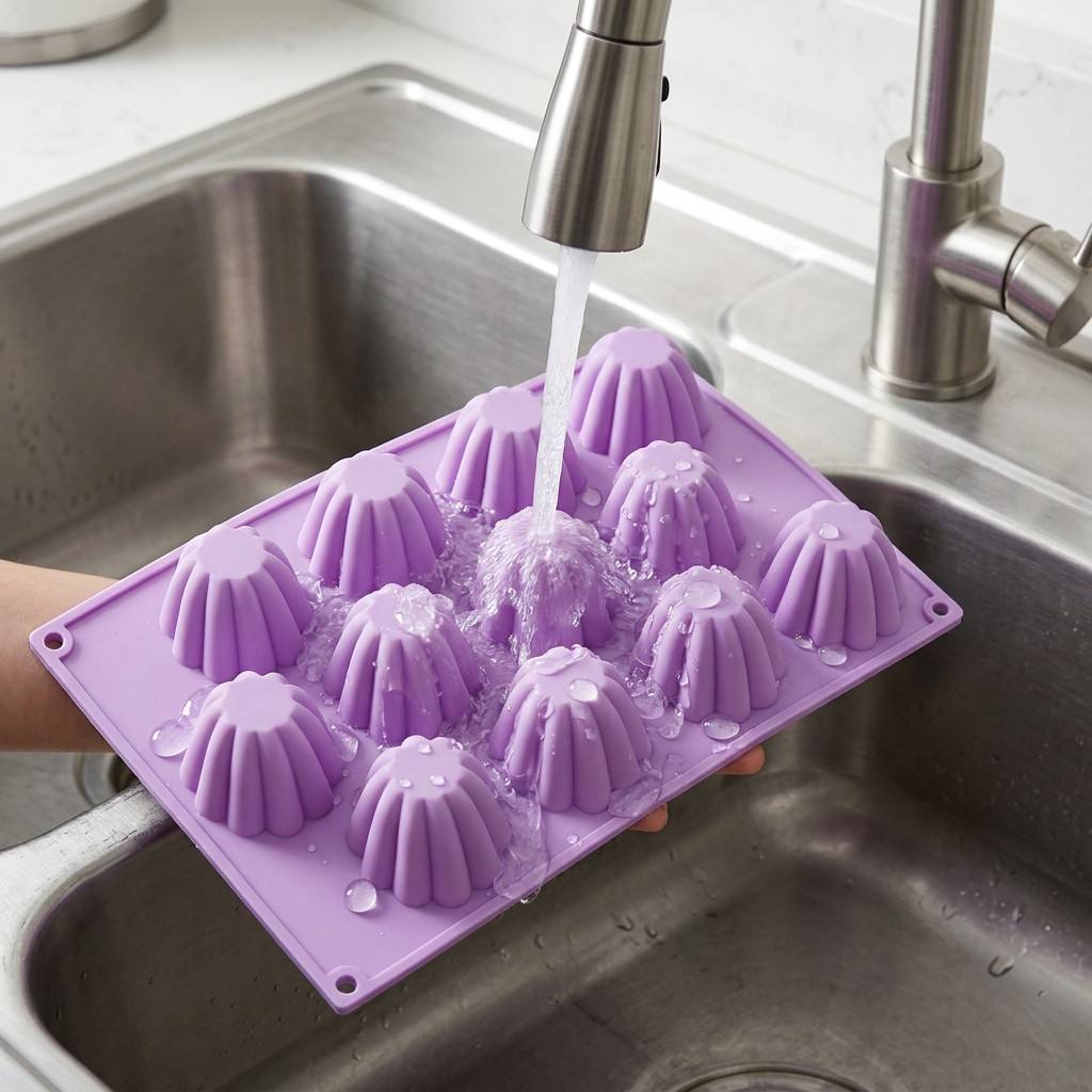 Kitchen Gadgets Deals - Cetakan Silikon Mini Spiral 12 Lubang