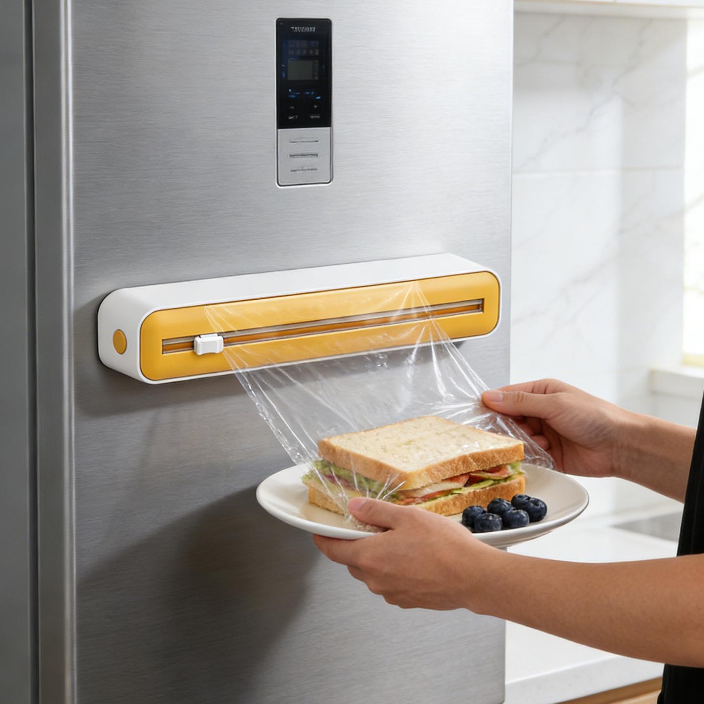 Dispenser Plastik Wrap Magneti - Kitchen Gadgets You Must Have ulasan dan harga