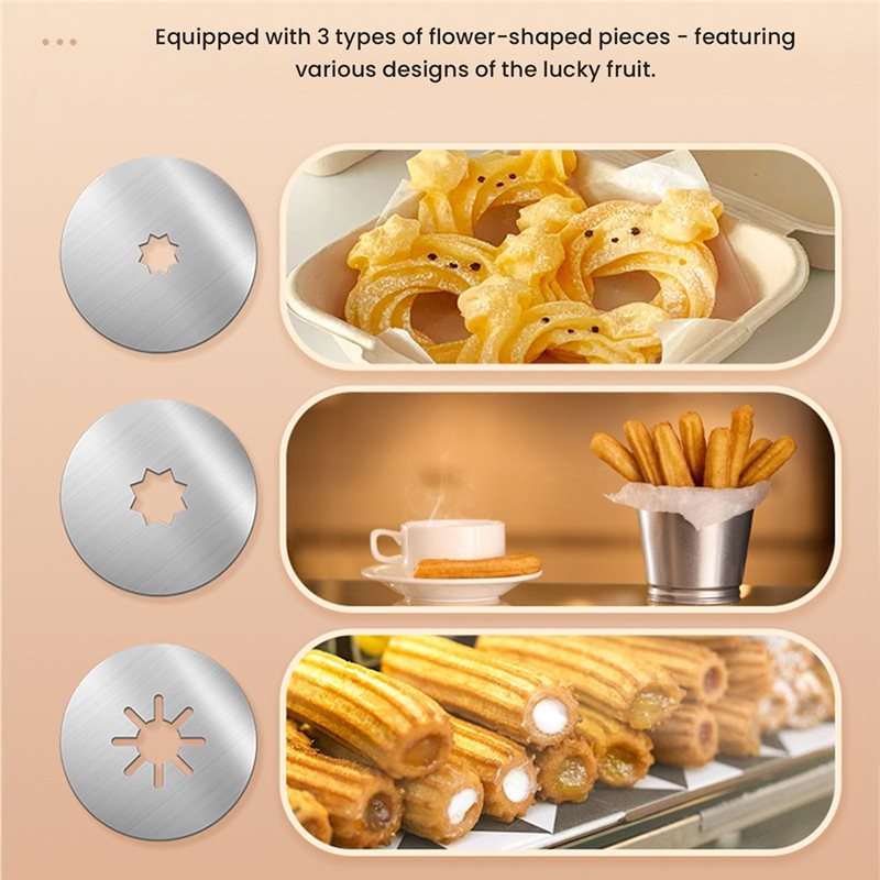 AEE6-Home Mesin Pembuat Churro - Kitchen Gadgets In Spanish ulasan dan harga