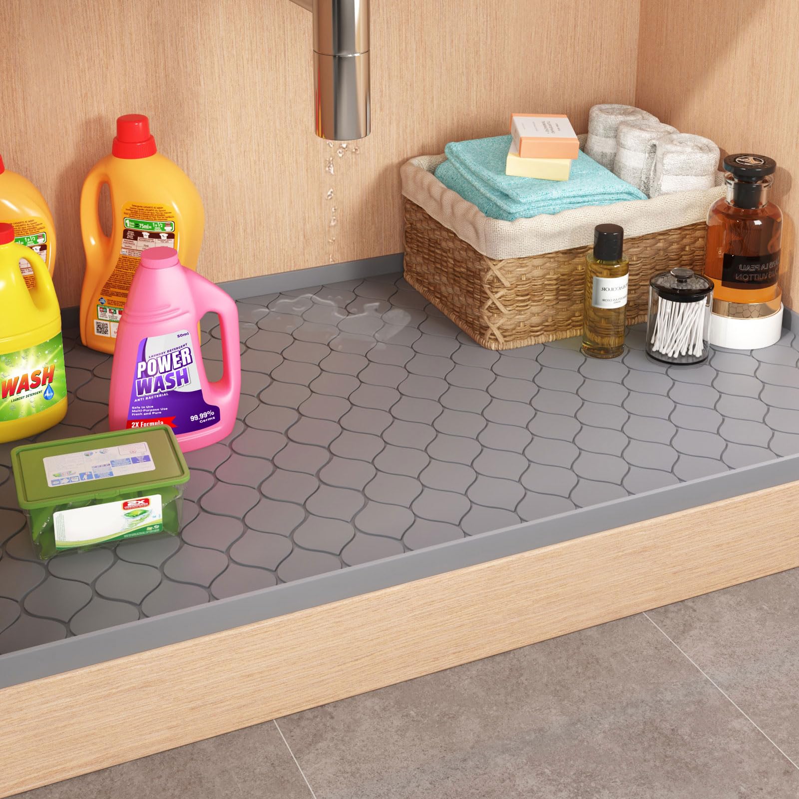 Alas Silikon di Bawah Wastafel - Kitchen Gadgets Essential ulasan dan harga