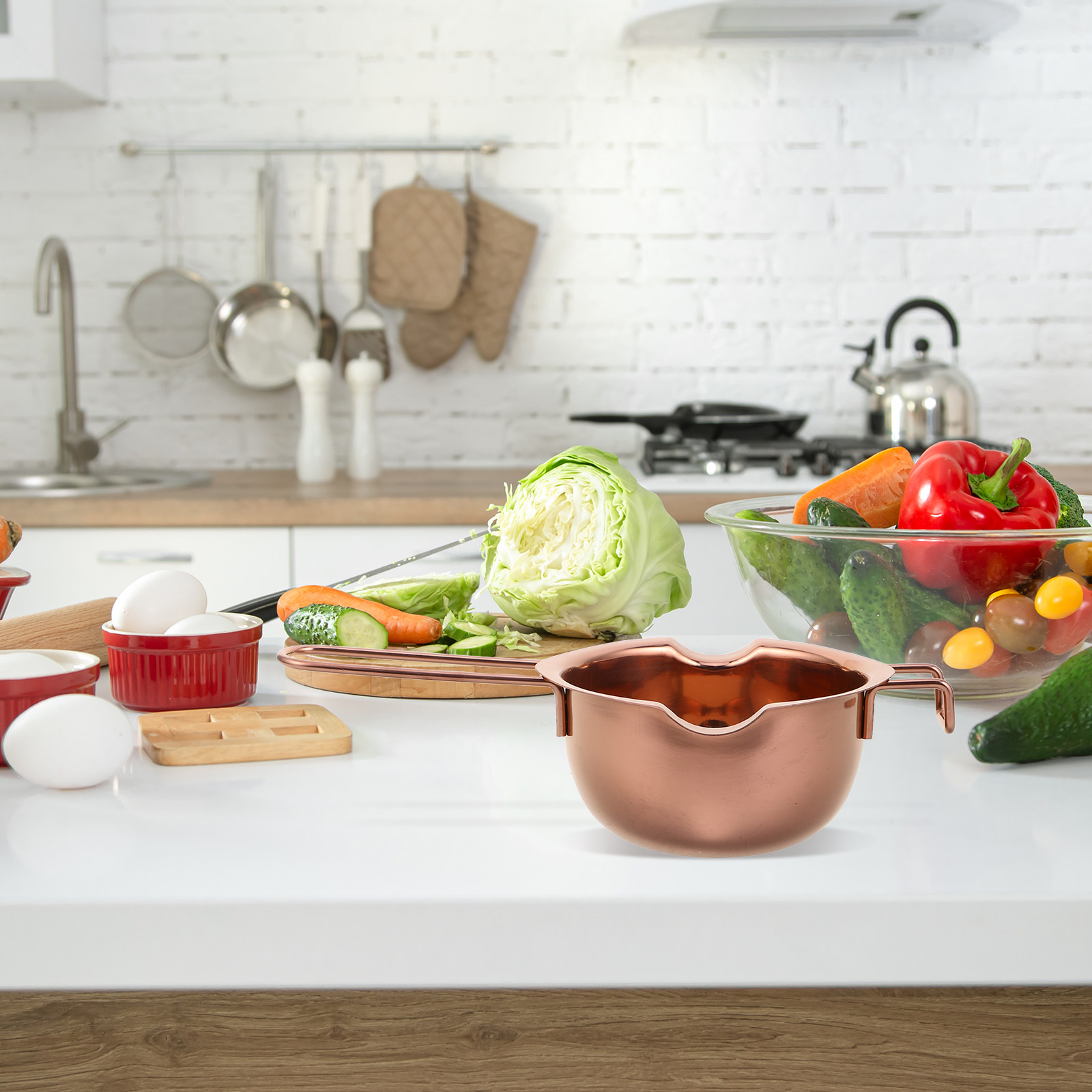 Mangkuk Peleleh Baja Tahan Kar - Kitchen Gadgets Essential ulasan dan harga