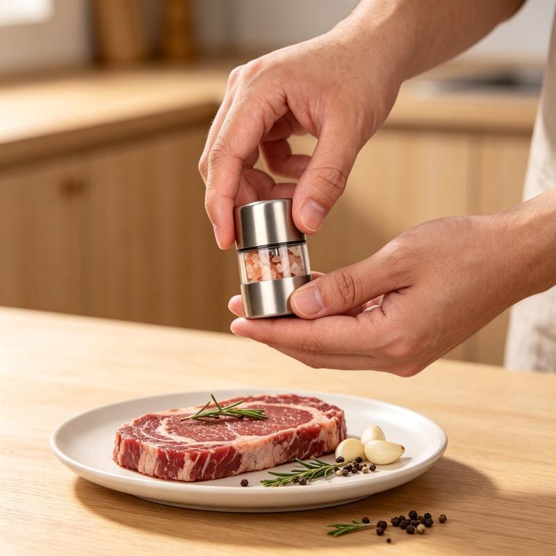 1/2pcs Penggiling Lada Stainle - Kitchen Gadgets Essential ulasan dan harga