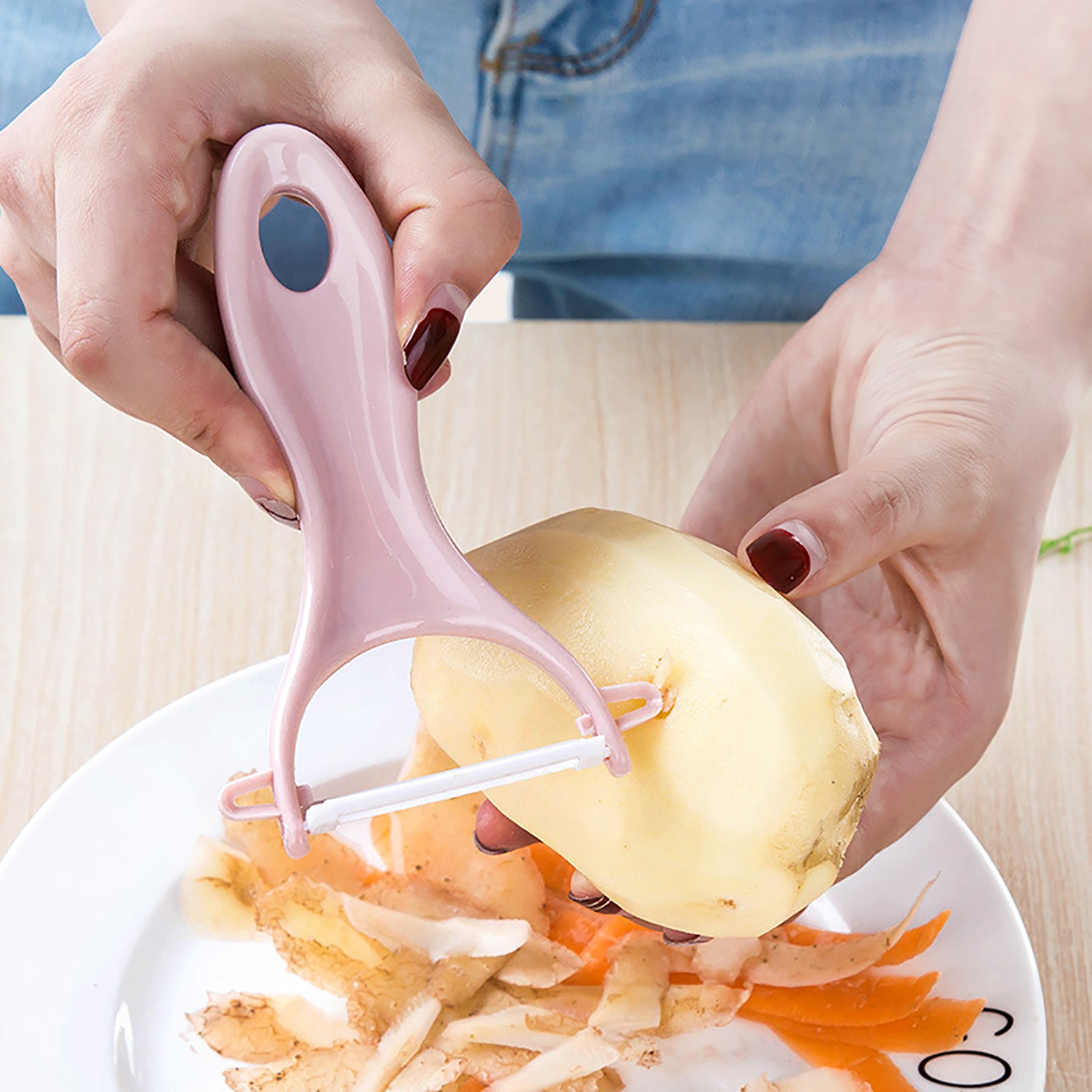 Keramik Kreatif Pengupas Prakt - Kitchen Gadgets Smart ulasan dan harga