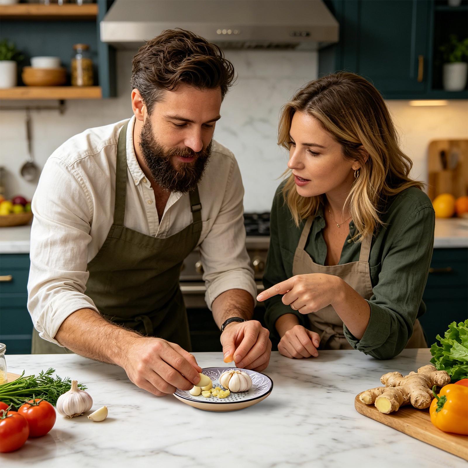 Parutan Bawang Putih Keramik G - Kitchen Gadgets In Spanish ulasan dan harga