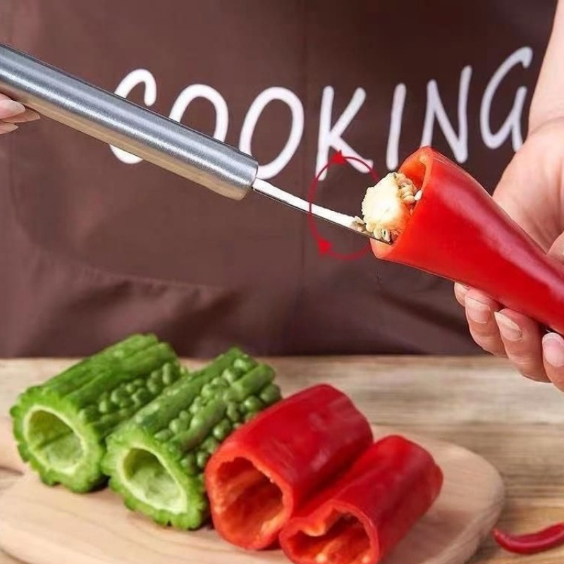 Alat Pengupas Biji Lada & Toma - Kitchen Gadgets Essential ulasan dan harga