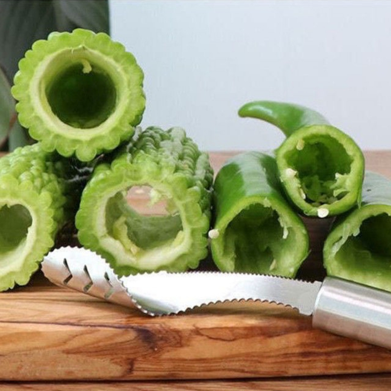 Alat Pengupas Biji Lada & Toma - Kitchen Gadgets Essential ulasan dan harga