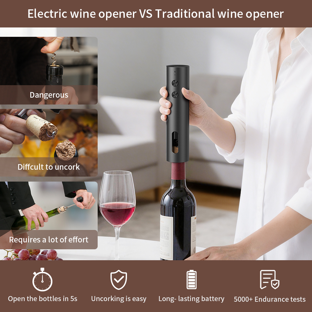 Pembuka Botol Anggur Elektrik  - Electric Can Opener ulasan dan harga