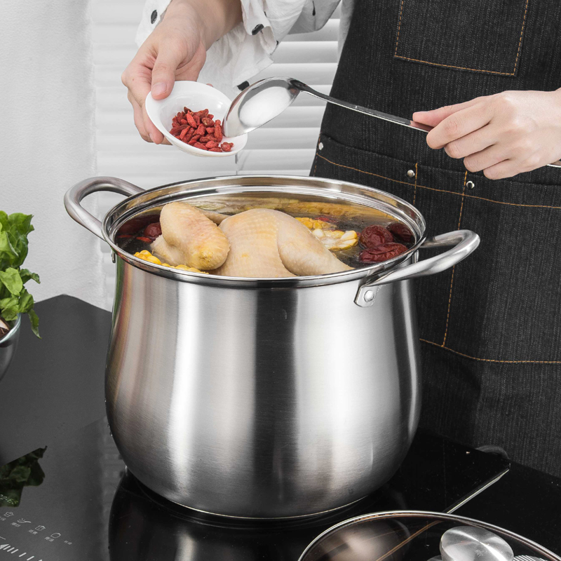 1 buah Pot stok baja tahan kar - Kitchen Gadgets Essential ulasan dan harga