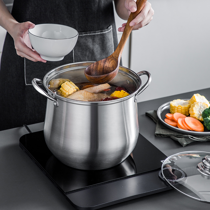 1 buah Pot stok baja tahan kar - Kitchen Gadgets Essential ulasan dan harga