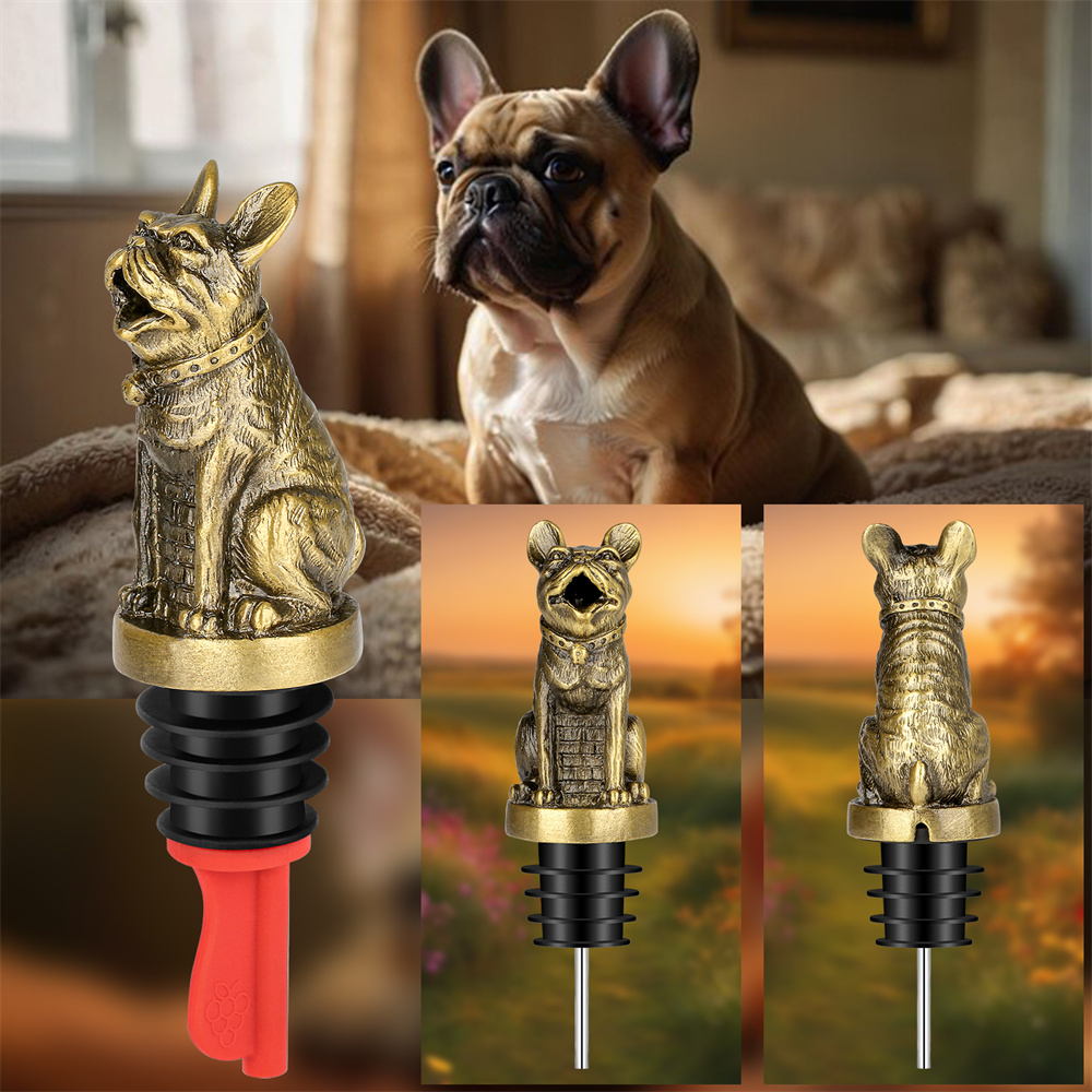 Botol anggur Bulldog Perancis  - Kitchen Gadgets Deals ulasan dan harga