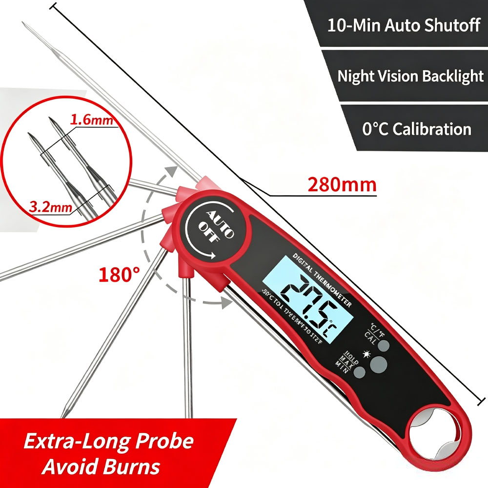 Termometer Daging Digital – Te - Kitchen Gadgets Essential ulasan dan harga