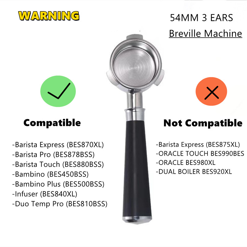 Portafilter Espresso 54mm deng - Breville Espresso Barista Express ulasan dan harga