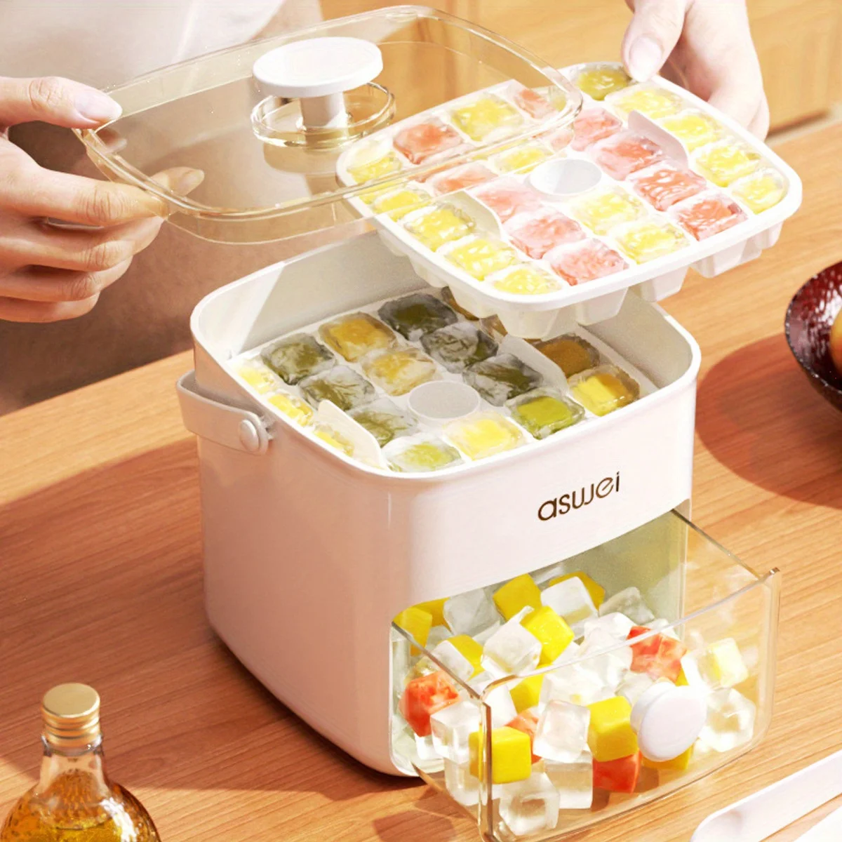 Pembuat Es 48 Kubus dengan Tut - Kitchen Gadgets Essential ulasan dan harga