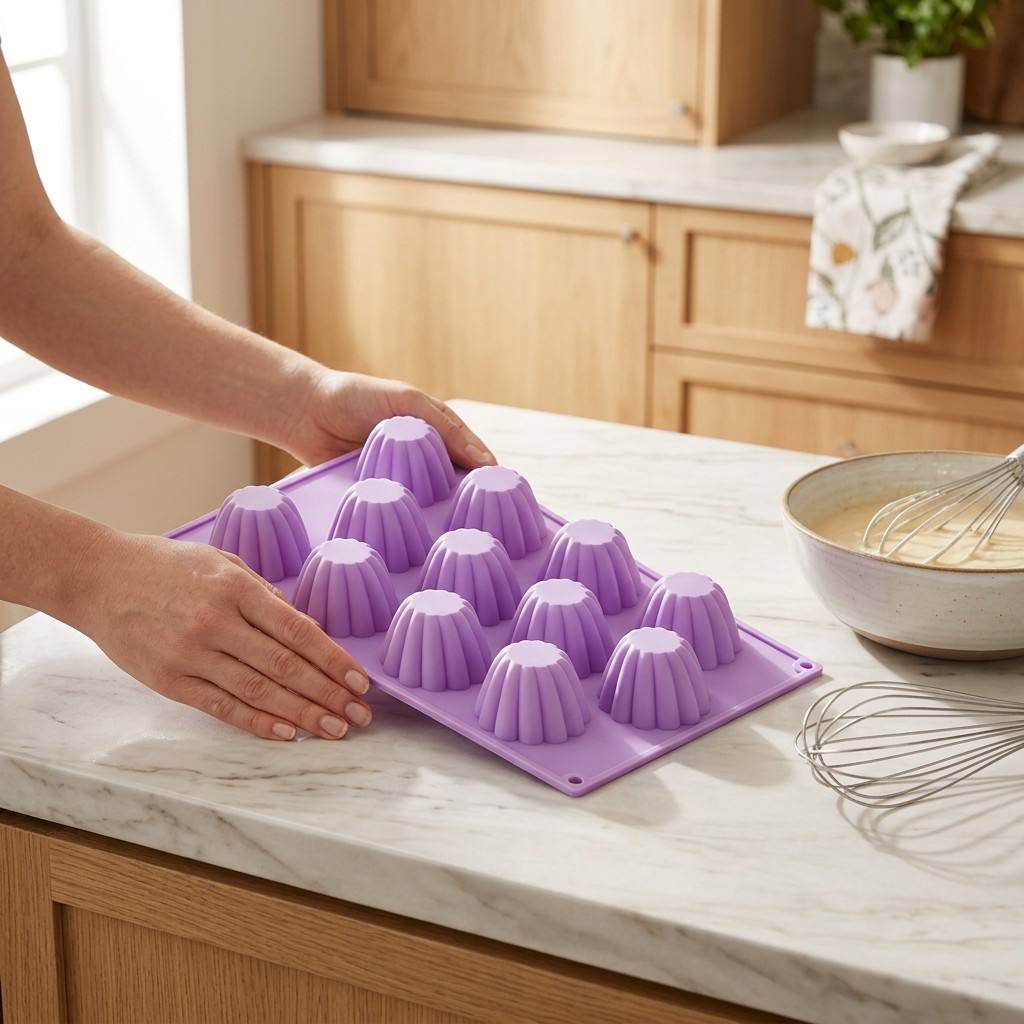 Cetakan Silikon Mini Spiral 12 - Kitchen Gadgets Deals ulasan dan harga